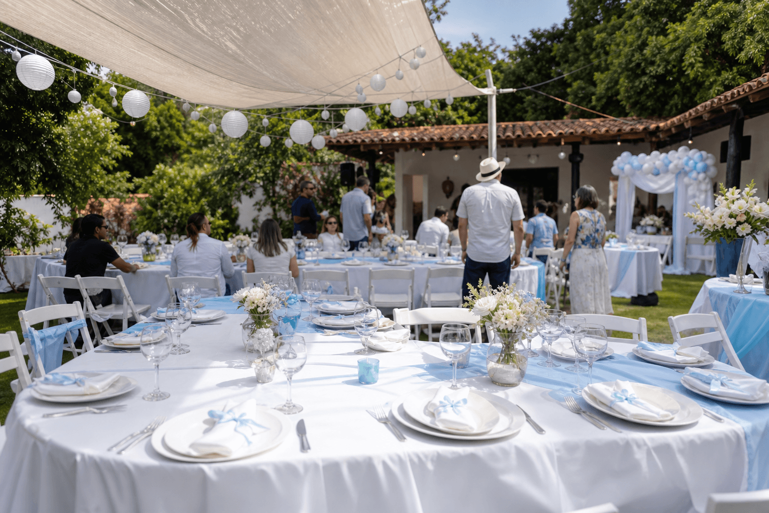 Ambiente de la celebración del bautizo